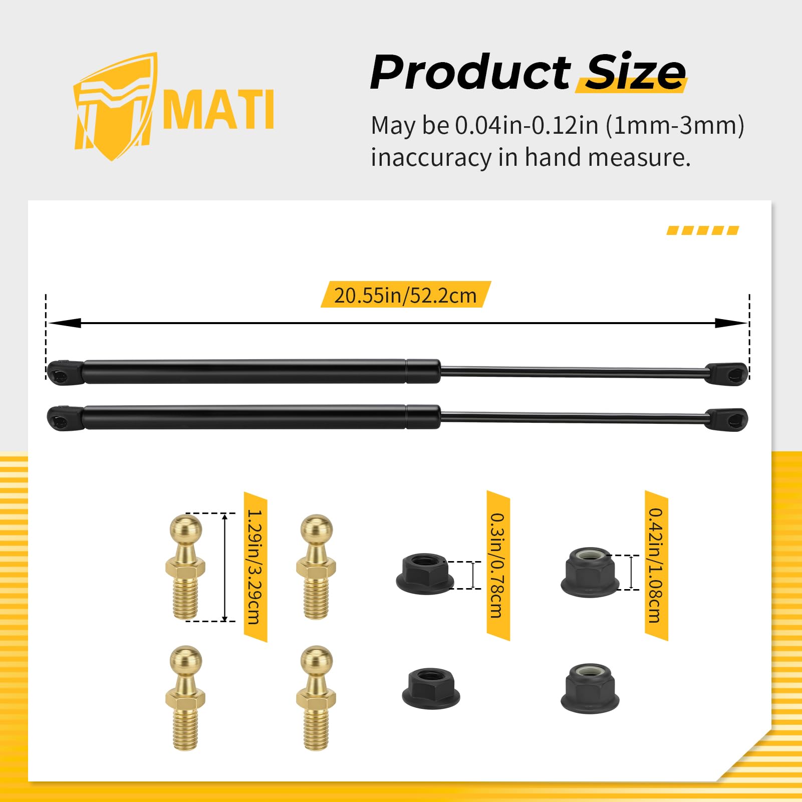 オービス　4ピースタイトループ Amazon.com: M MATI Front Windshield Lift Support Windshield Tipout